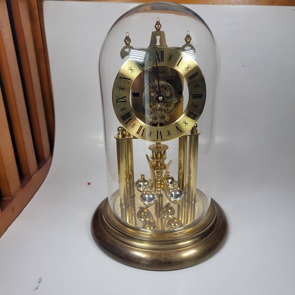 Vintage Elgin S. Haller 400‎ Day Anniversary Clock German "Time Bomb"